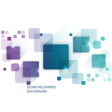 Vector background with abstract square pattern and glitter. イラスト素材