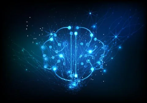 Vector background abstract technology communication concept Stock Illustration