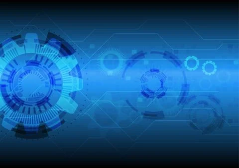 Vector background abstract technology communication data Science Illustrazione stock
