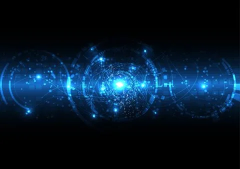 Vector background abstract technology communication data Science Illustrazione stock