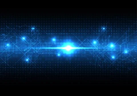 Vector background abstract technology communication data Science Illustrazione stock