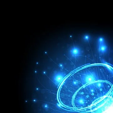 Vector background abstract technology communication data Science Stock Illustration