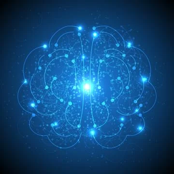 Vector background abstract technology communication data Science イラスト素材