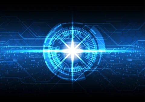 Vector background abstract technology communication data Science Stock Illustration