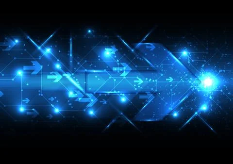 Vector background abstract technology communication data Science Stock Illustration