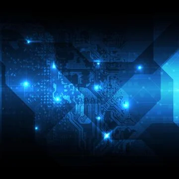 Vector background abstract technology communication data Science Stock Illustration