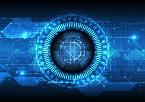 Vector background abstract technology communication data Science Stock Illustration
