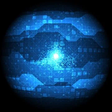Vector background abstract technology communication data Science Illustrazione stock