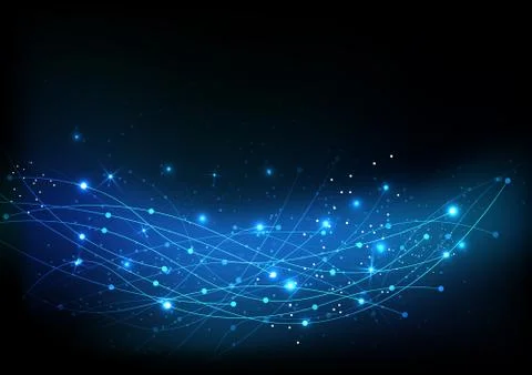 Vector background abstract technology communication data Science Stock Illustration