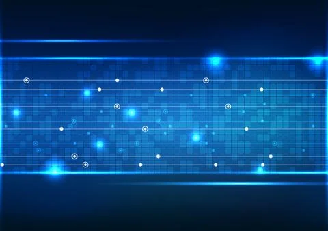 Vector background abstract technology communication data Science Illustrazione stock
