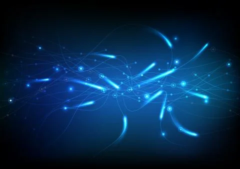 Vector background abstract technology communication data Science Stock Illustration