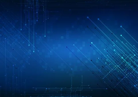 Vector background abstract technology communication data Science Stock Illustration