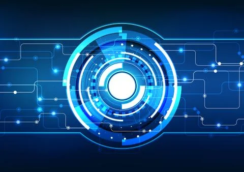 Vector background abstract technology communication data Science Illustrazione stock
