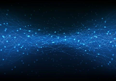 Vector background abstract technology communication data Science Illustrazione stock