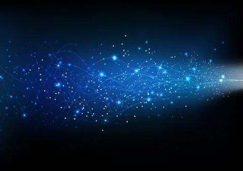 Vector background abstract technology communication data Science Stock Illustration