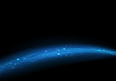 Vector background abstract technology communication data Science Illustrazione stock