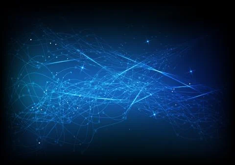 Vector background abstract technology communication data Science Stock Illustration