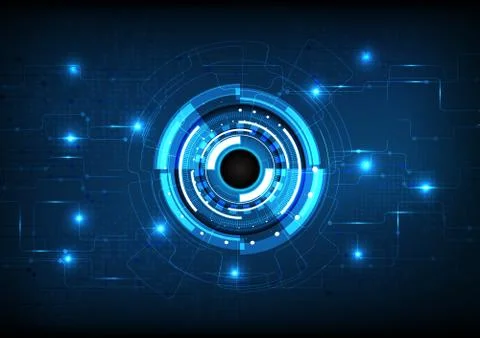 Vector background abstract technology communication data Science Stock Illustration