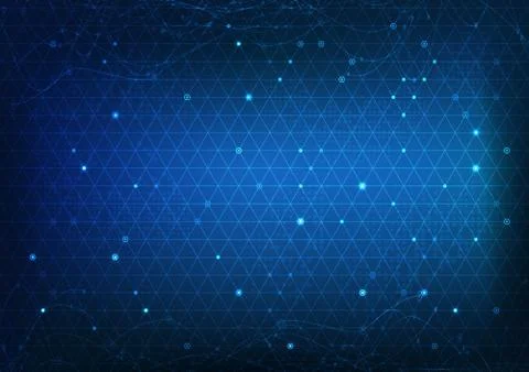 Vector background abstract technology communication data Science Stock Illustration