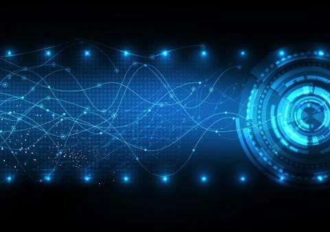 Vector background abstract technology communication data Science Stock Illustration
