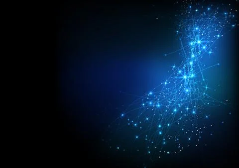 Vector background abstract technology communication data Science Illustrazione stock