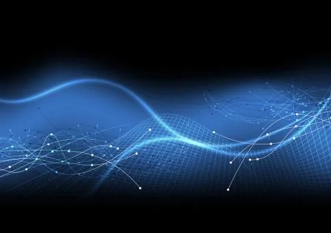 Vector background abstract technology communication data Science Stock Illustration