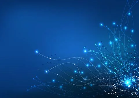 Vector background abstract technology communication data Science Illustrazione stock
