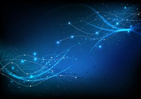 Vector background abstract technology communication data Science Stock Illustration