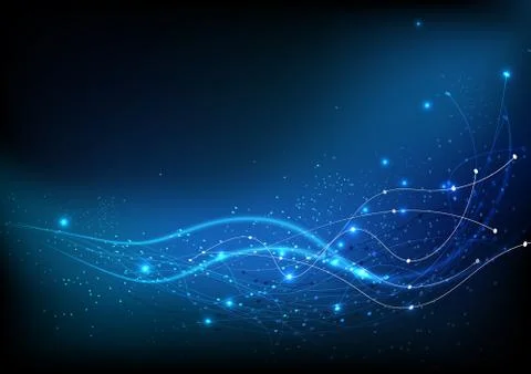 Vector background abstract technology communication data Science Illustrazione stock