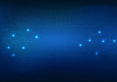 Vector background abstract technology communication data Science Illustrazione stock