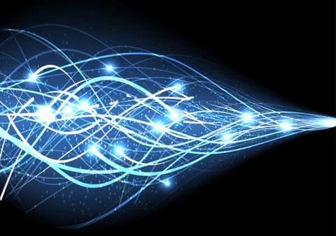 Vector background abstract technology communication data Science Stock Illustration