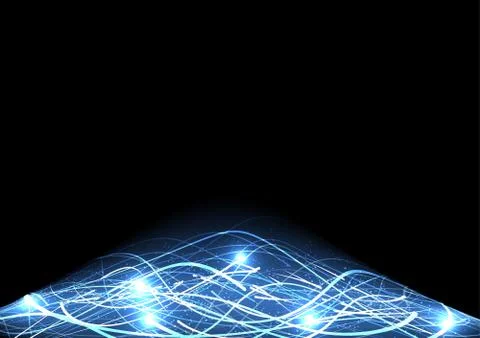 Vector background abstract technology communication data Science Illustrazione stock