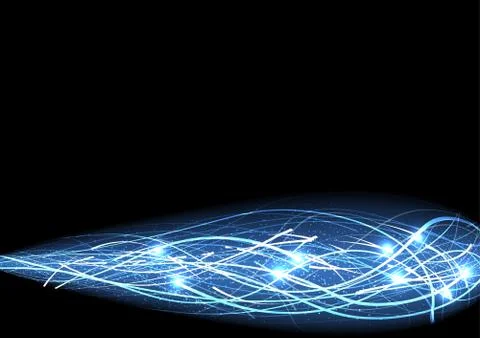 Vector background abstract technology communication data Science Stock Illustration