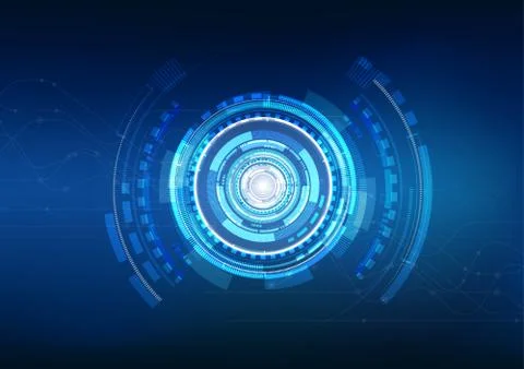 Vector background abstract technology communication data Science Stock Illustration
