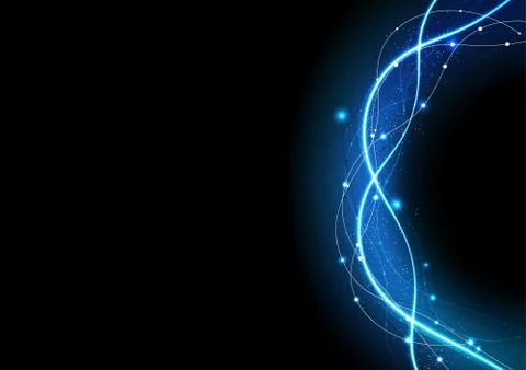 Vector background abstract technology communication data Science Illustrazione stock