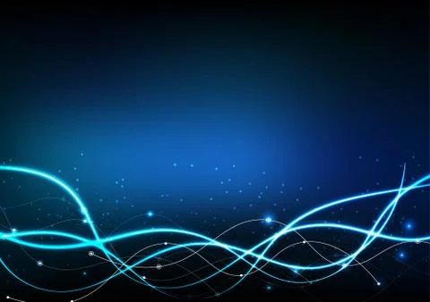 Vector background abstract technology communication data Science Stock Illustration