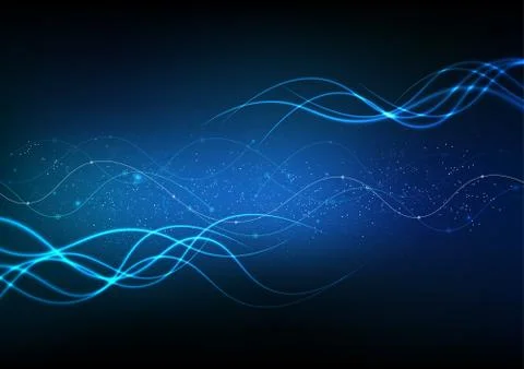 Vector background abstract technology communication data Science Illustrazione stock