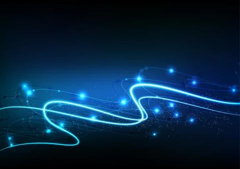 Vector background abstract technology communication data Science Stock Illustration