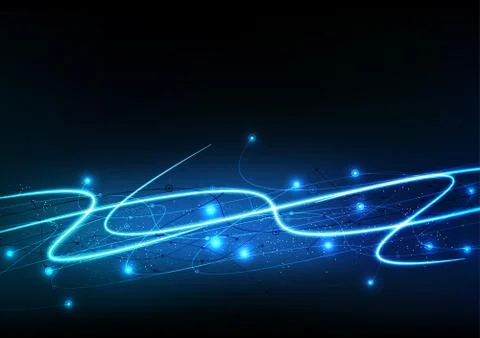 Vector background abstract technology communication data Science Illustrazione stock