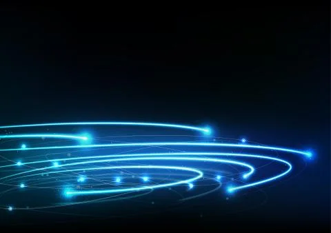 Vector background abstract technology communication data Science Illustrazione stock