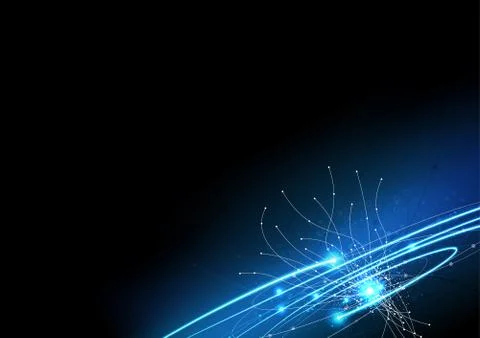 Vector background abstract technology communication data Science イラスト素材