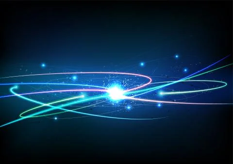 Vector background abstract technology communication data Science Illustrazione stock