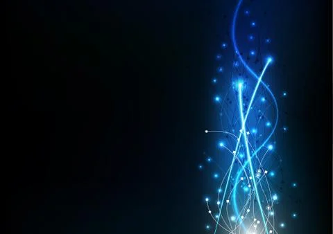 Vector background abstract technology communication data Science Stock Illustration
