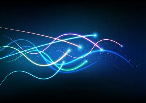 Vector background abstract technology communication data Science Illustrazione stock