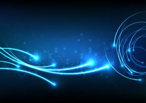 Vector background abstract technology communication data Science Stock Illustration
