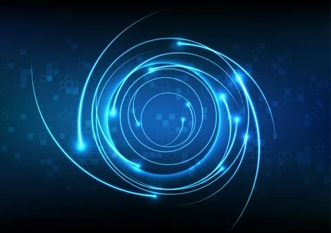 Vector background abstract technology communication data Science Stock Illustration