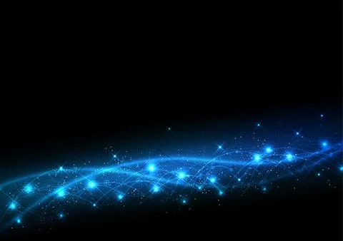 Vector background abstract technology communication data Science Stock Illustration