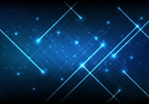 Vector background abstract technology communication data Science Illustrazione stock