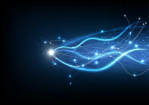 Vector background abstract technology communication data Science Illustrazione stock