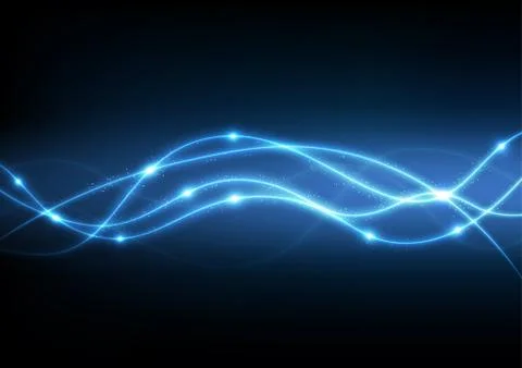 Vector background abstract technology communication data Science Stock Illustration